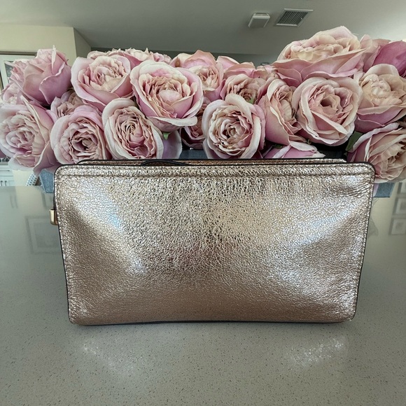 Coach metallic glitter flap clutch like new - Picture 9 of 14